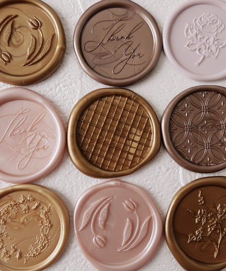 Wax Seal ‖ bonheur｜シーリングスタンプ｜ワックスシール 10枚1セット