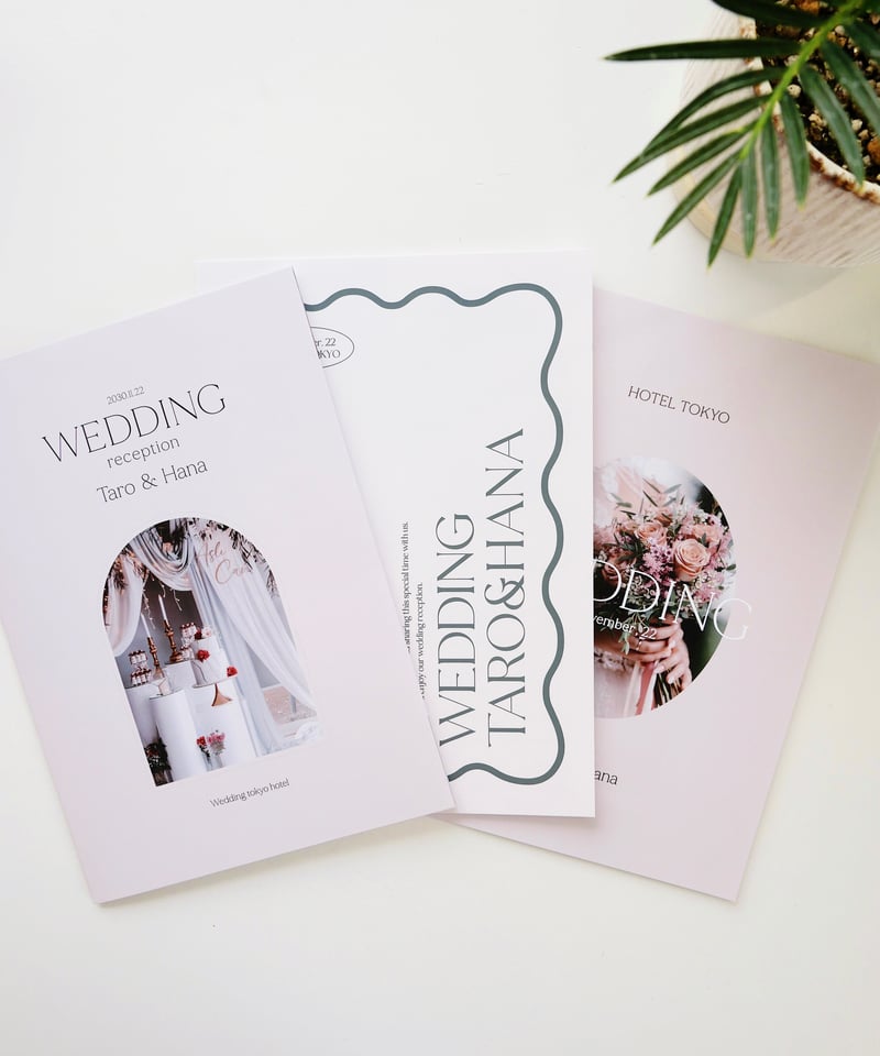 サンプル｜Belle 6Pプロフィールブック(リーフレット) | atelier ene