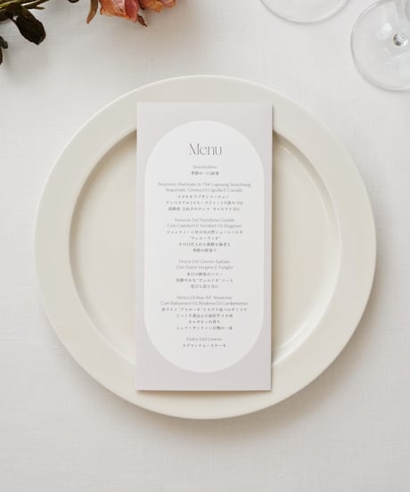 席次表 ܀ リーフレット ‖  Fika｜Wedding seating chart
