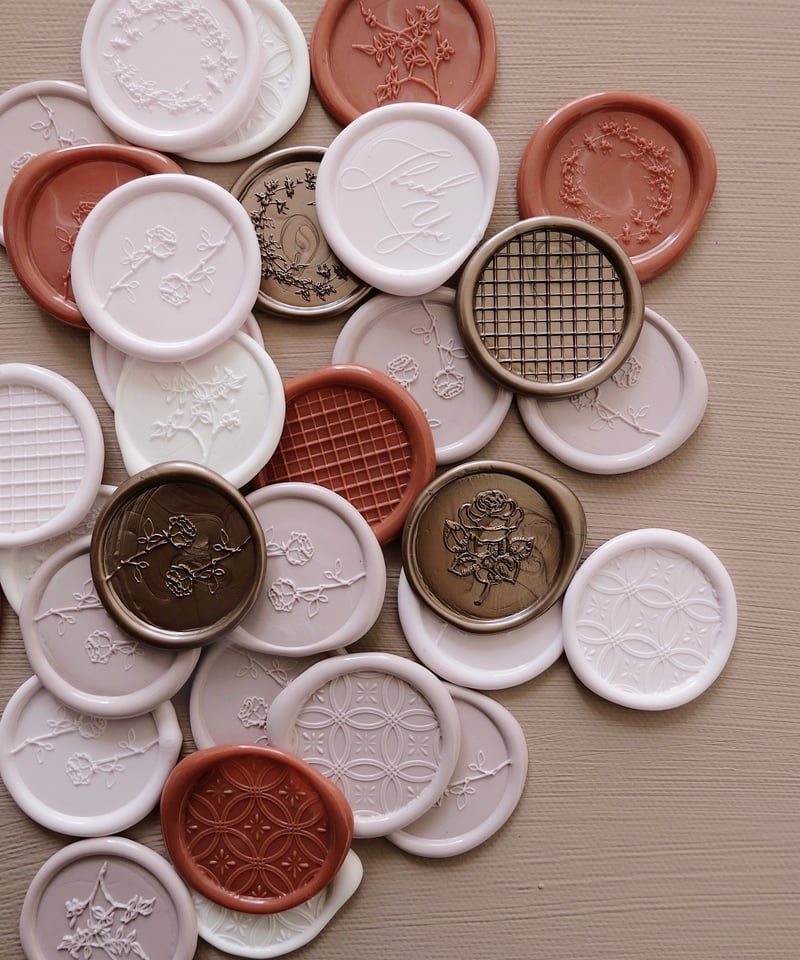 Reuse］Wax Seal ‖ シーリングスタンプ｜ワックスシール10枚1セット