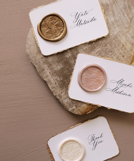 席札｜Wax Seal×moonlight｜シーリングワックス専用席札