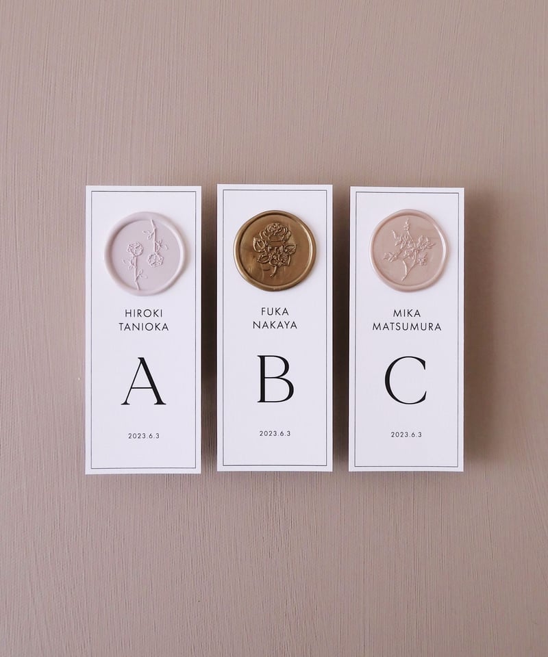 席札 結婚式 席札】スクエア席札アート019【結婚式 ペーパー 席札