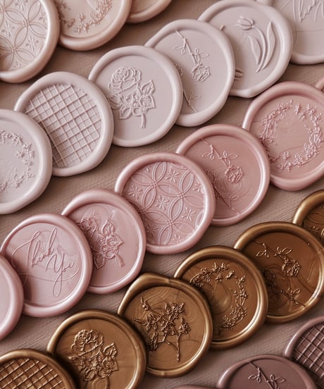 Wax Seal ‖ bonheur｜シーリングスタンプ｜ワックスシール 10枚1セット