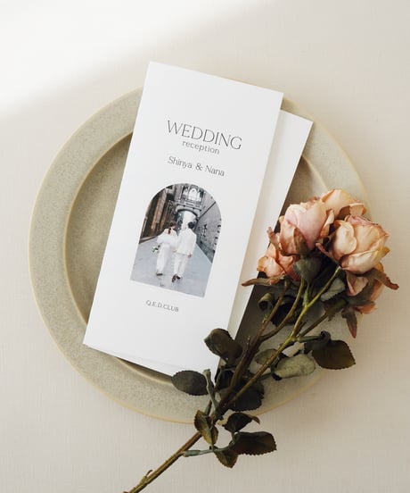 席次表 ܀ リーフレット ‖  Natural ｜Wedding seating list