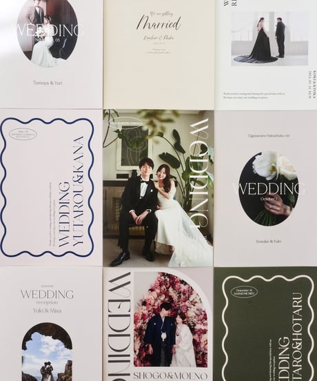 4P ܀ 席次表｜メニュー表 ‖ A5｜ Chic｜Wedding seating chart