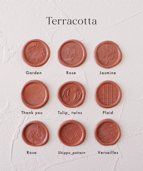 Wax Seal ‖ bonheur｜シーリングスタンプ｜ワックスシール 10枚1セット