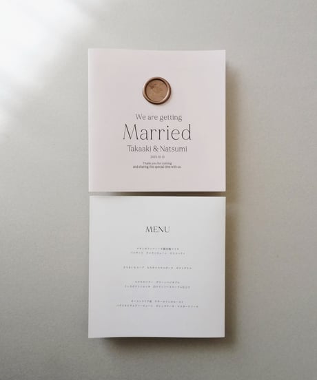 4P ܀ 席次表｜メニュー表 ‖ voyage｜Wedding seating chart