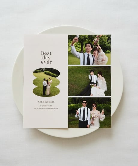 席次表 ܀ リーフレット ‖  Fika｜Wedding seating chart