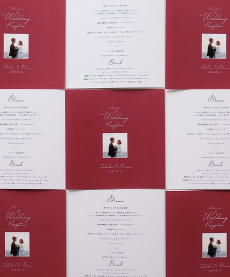 4P ܀ 席次表｜メニュー表 ‖ voyage｜Wedding seating chart