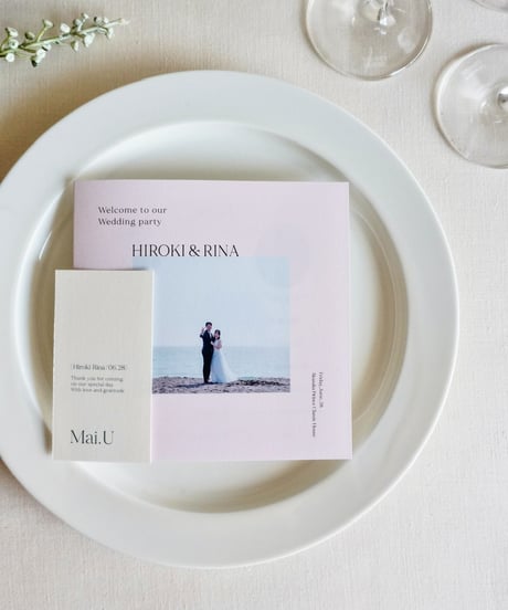 席札 ‖ Fika ｜ ウエディングペーパーアイテム
