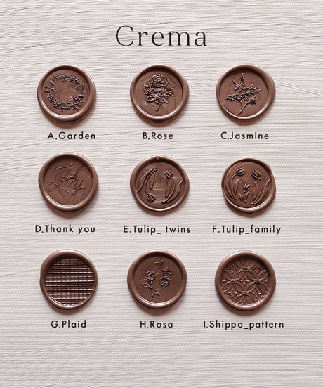 Wax Seal ‖ Bouno｜シーリングスタンプ｜ワックスシール10枚1セット