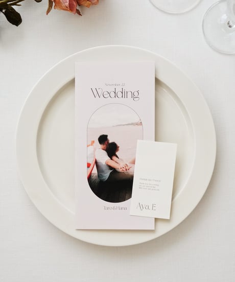 席次表 ܀ リーフレット ‖  Fika｜Wedding seating chart