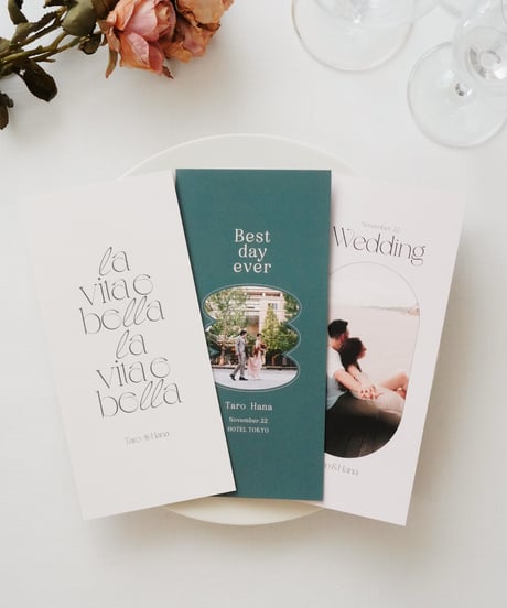 席次表 ܀ リーフレット ‖  Fika｜Wedding seating chart