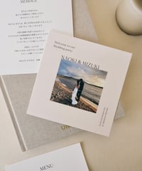 4P ܀ 席次表｜メニュー表 ‖ voyage｜Wedding seating chart