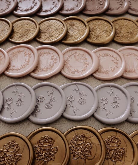 Wax Seal ‖ bonheur｜シーリングスタンプ｜ワックスシール 10枚1セット
