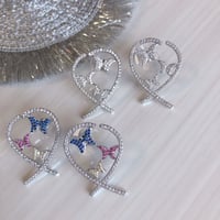 バタフライハートピアス