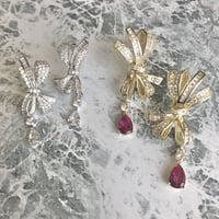 Ribbon×bijouxピアス