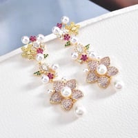 Flower×Pearlピアス