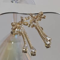 Bijoux Ribbonロングピアス