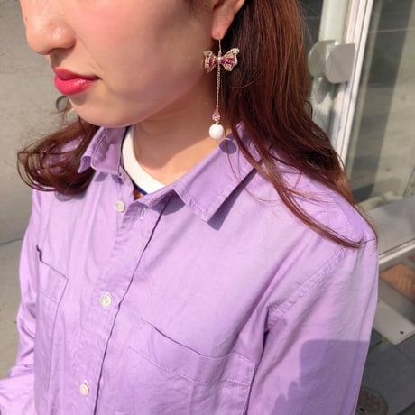 Candy ribbonピアス