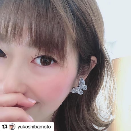 バタフライピアス【M】
