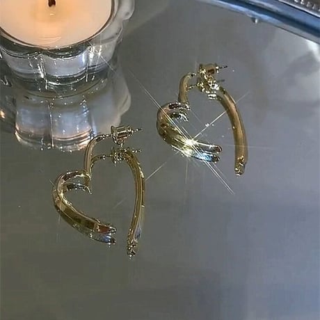 Gold Heartピアス