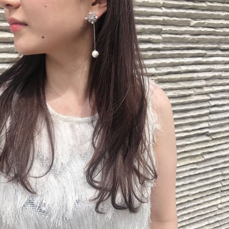 2wayアラベスクパールピアス