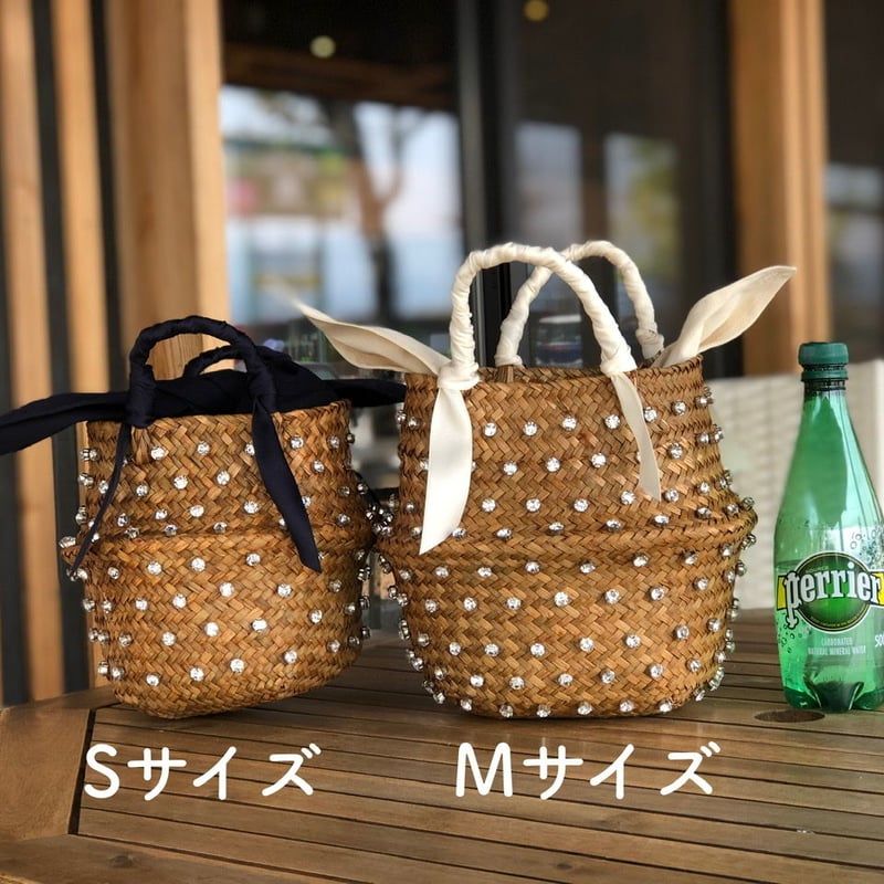 キラキラリボンカゴバッグ【M】 | The Lilac キラキラリボンカゴバッグ【M】 | The Lilac