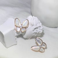 【PG･SV】シェルバタフライピアス