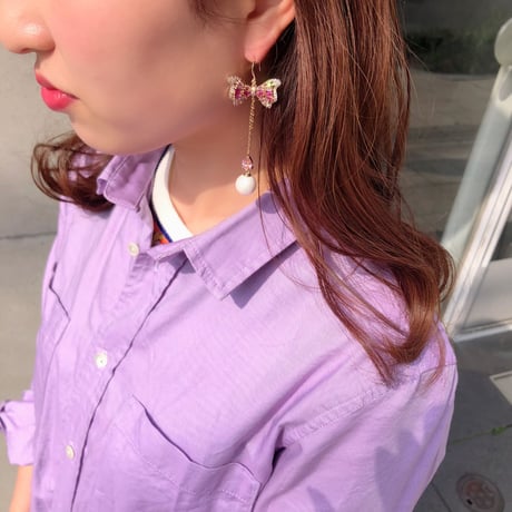 Candy ribbonピアス