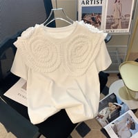 ミニフリルカラーTシャツ