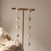 Nロングパールピアス