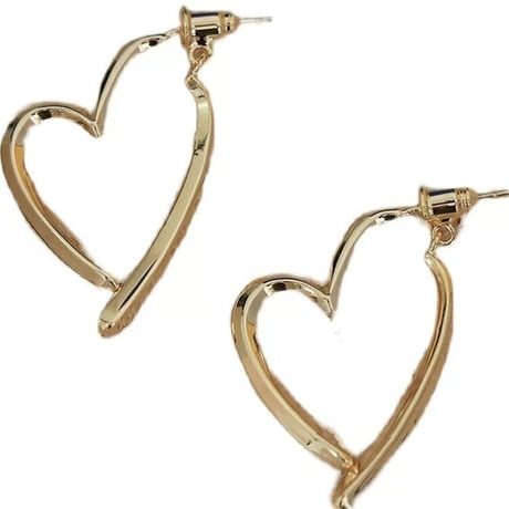 Gold Heartピアス