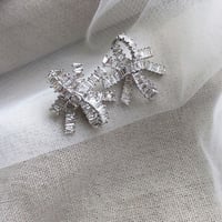 リボンピアス【S】