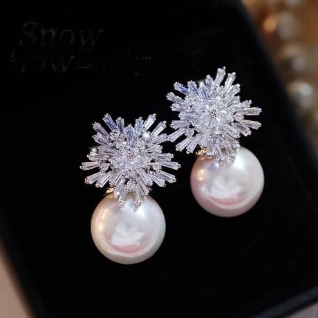 Snow&Pearlピアス