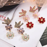 Bird×Flowerピアス