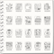 プチスタンプ（201～220）[プチハンコ/ミニハンコ/小さいハンコ/ミニスタンプ]