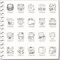 プチスタンプ（401～420）[プチハンコ/ミニハンコ/小さいハンコ/ミニスタンプ]