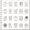 プチスタンプ（001～020）[プチハンコ/ミニハンコ/小さいハンコ/ミニスタンプ]