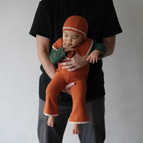 rose ribbon baby widepants
