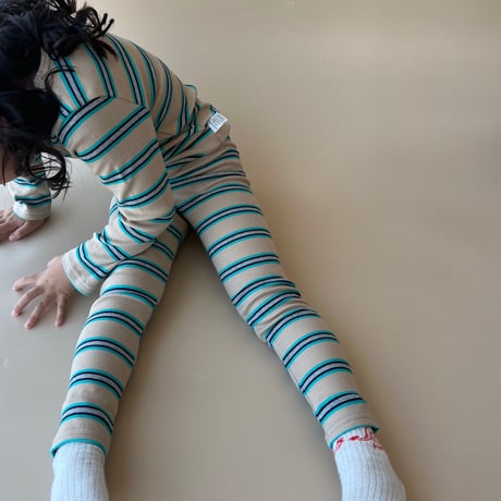 rétro border / kids leggings2311