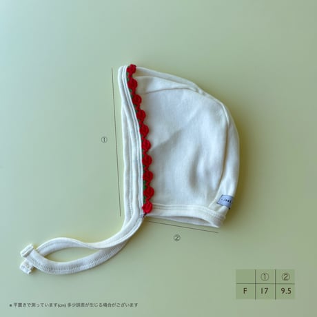 rose ribbon bonnet