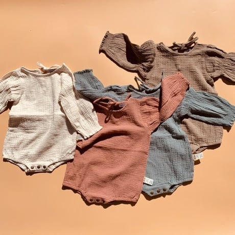 gauze rompers