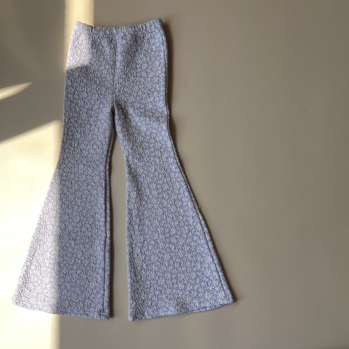エマズルーム　M ベルボトム knit MOM soft flare pants | emasroom
