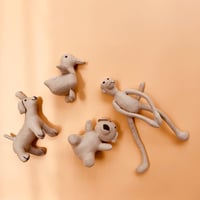 handmade linen stuffed animals