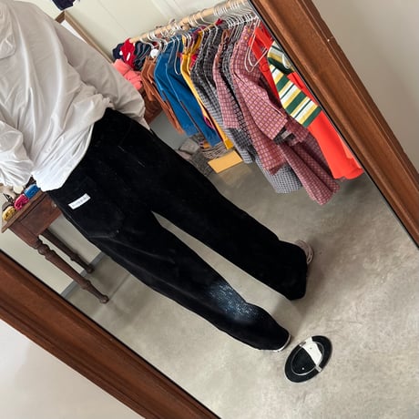 MOM corduroy wide pants