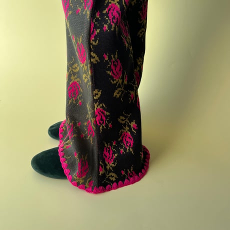 kids knit uraomote bellbottom