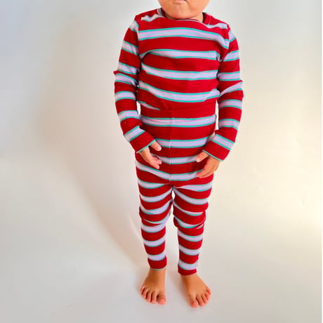 rétro border / kids leggings2311