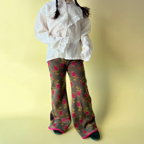 kids knit uraomote bellbottom