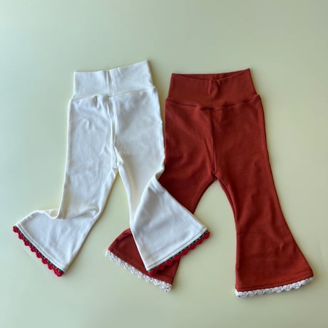 rose ribbon baby widepants